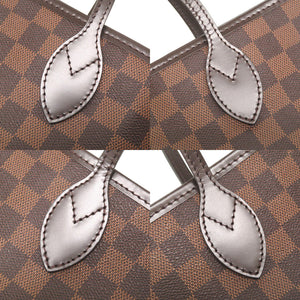 SAランク 業者販売 新型 ネヴァーフルMM ポーチ付 ダミエ ルイ ヴィトン N41358 トートバッグ バッグ LV LOUIS VUITTON