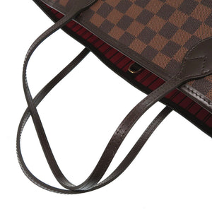SAランク 業者販売 新型 ネヴァーフルMM ポーチ付 ダミエ ルイ ヴィトン N41358 トートバッグ バッグ LV LOUIS VUITTON
