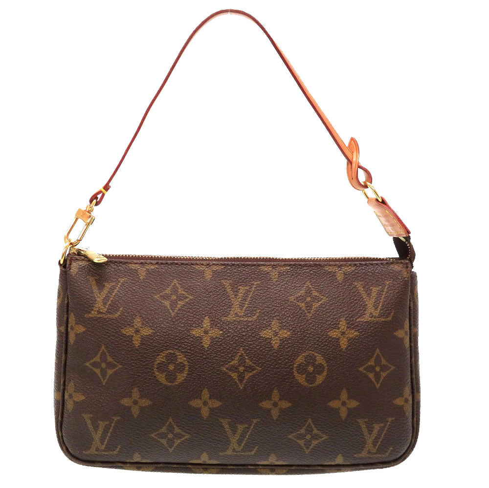 ABランク ヒビなし 業者販売 モノグラム ポシェット アクセソワール ルイ ヴィトン M51980 アクセサリーポーチ バッグ LOUIS VUITTON 2号店