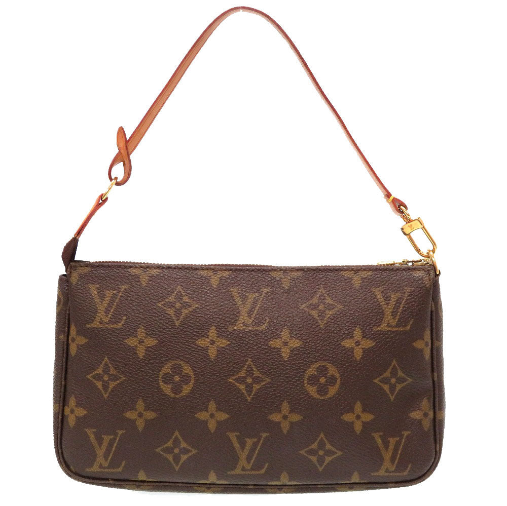 ABランク ヒビなし 業者販売 モノグラム ポシェット アクセソワール ルイ ヴィトン M51980 アクセサリーポーチ バッグ LOUIS VUITTON 2号店