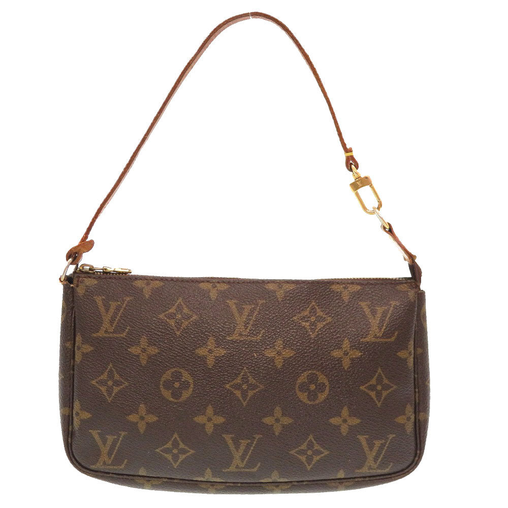 BCランク ヒビあり 業者販売 モノグラム ポシェット アクセソワール ルイ ヴィトン M51980 アクセサリーポーチ バッグ LOUIS VUITTON 2号店