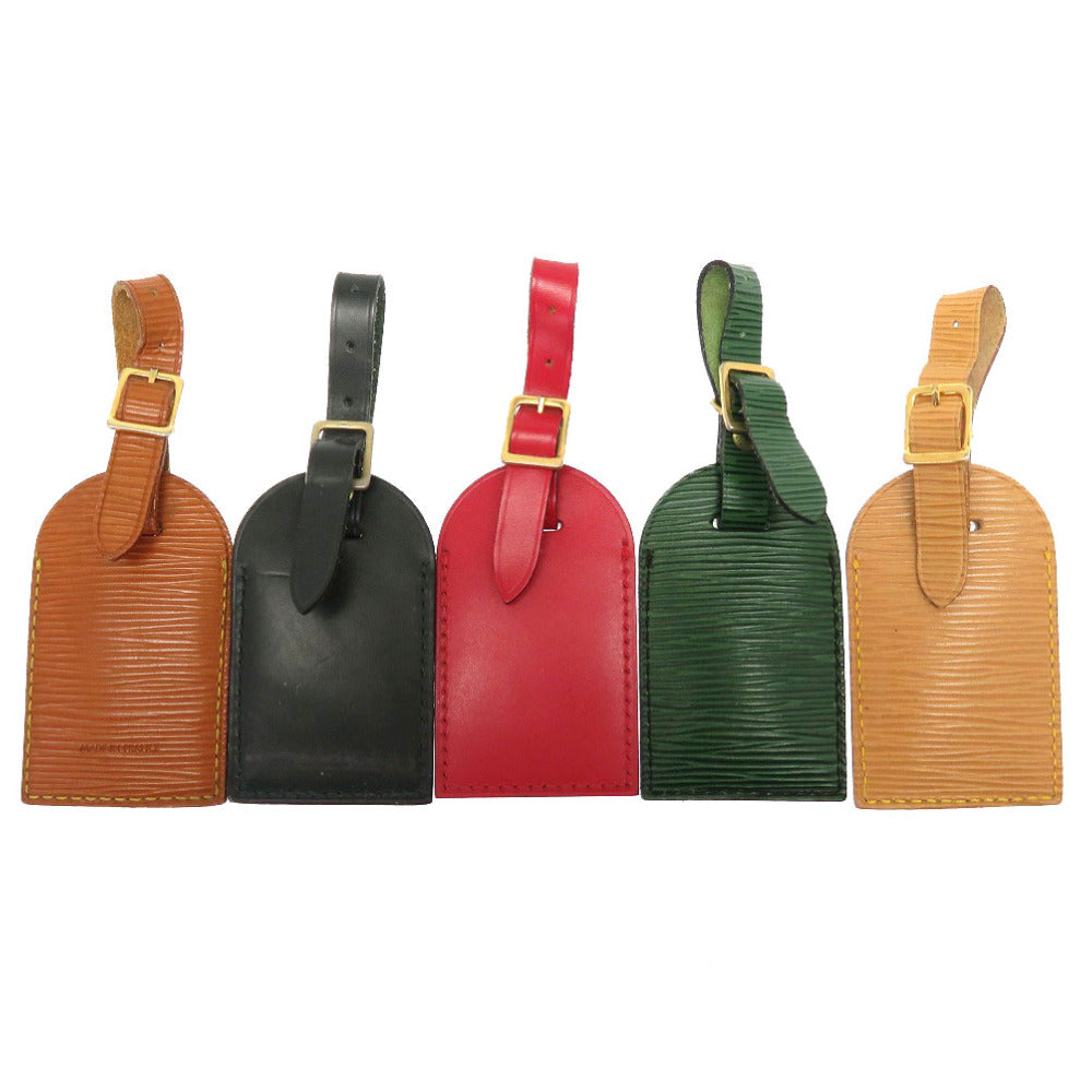 A~Bランク 業者販売 5点セット ネームタグ エピ ルイ ヴィトン チャーム キーポル用 LV 0001 LOUIS VUITTON 2号店