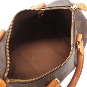 BCランク ヒビあり 業者販売 モノグラム スピーディ25  ルイ ヴィトン  M41528 ハンドバッグ バッグ LV LOUIS VUITTON 2号店