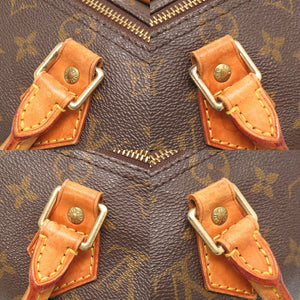 BCランク ヒビあり 業者販売 モノグラム スピーディ25  ルイ ヴィトン  M41528 ハンドバッグ バッグ LV LOUIS VUITTON 2号店